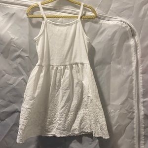 EUC Hanna Andersson White Cotton Eyelet Dress. Sz 90 (Sz 3)